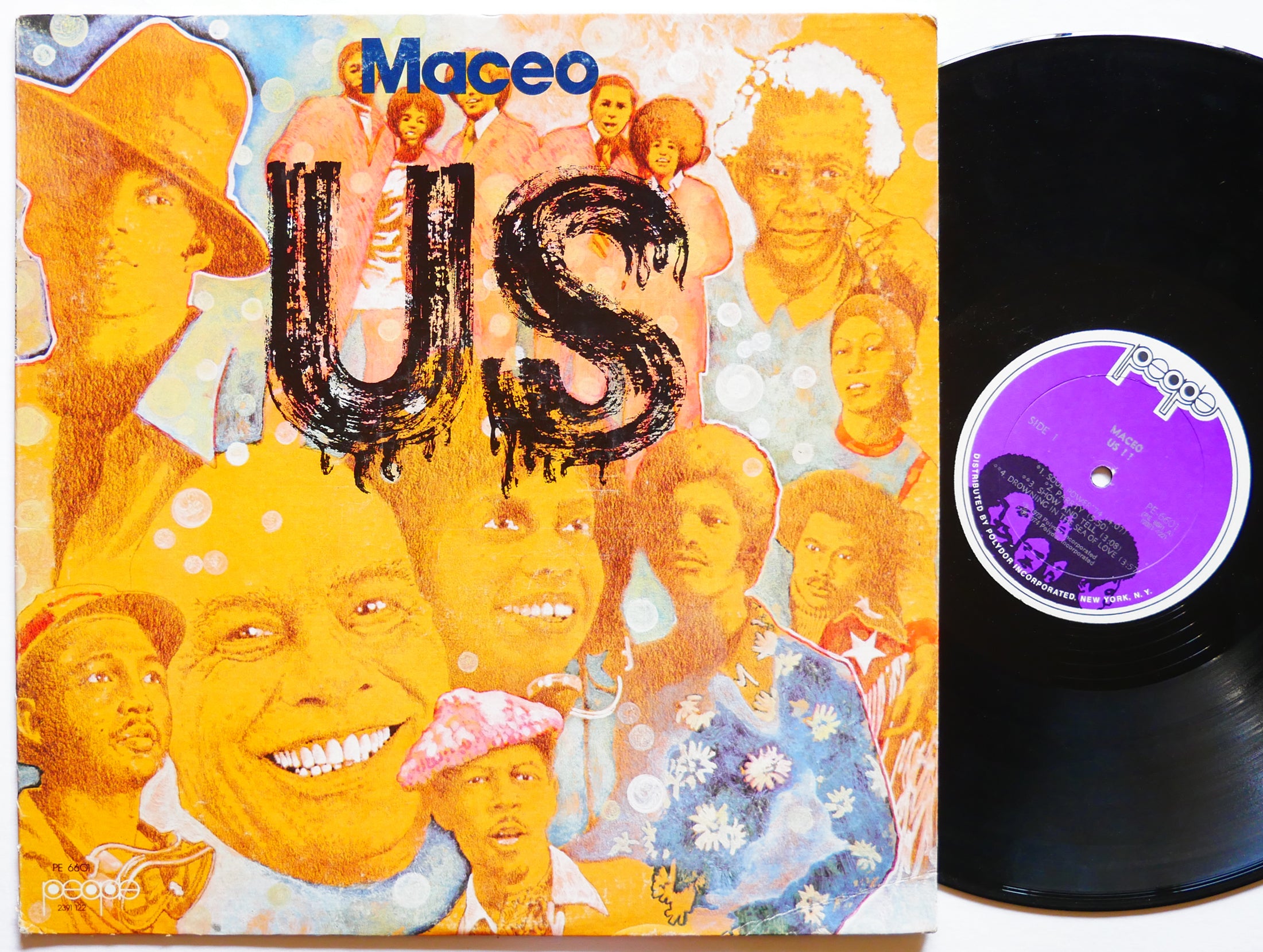 MACEO PARKER Us LP PEOPLE PE 6601 US 1974 FUNK SOUL Fred Wesley James Brown JB's