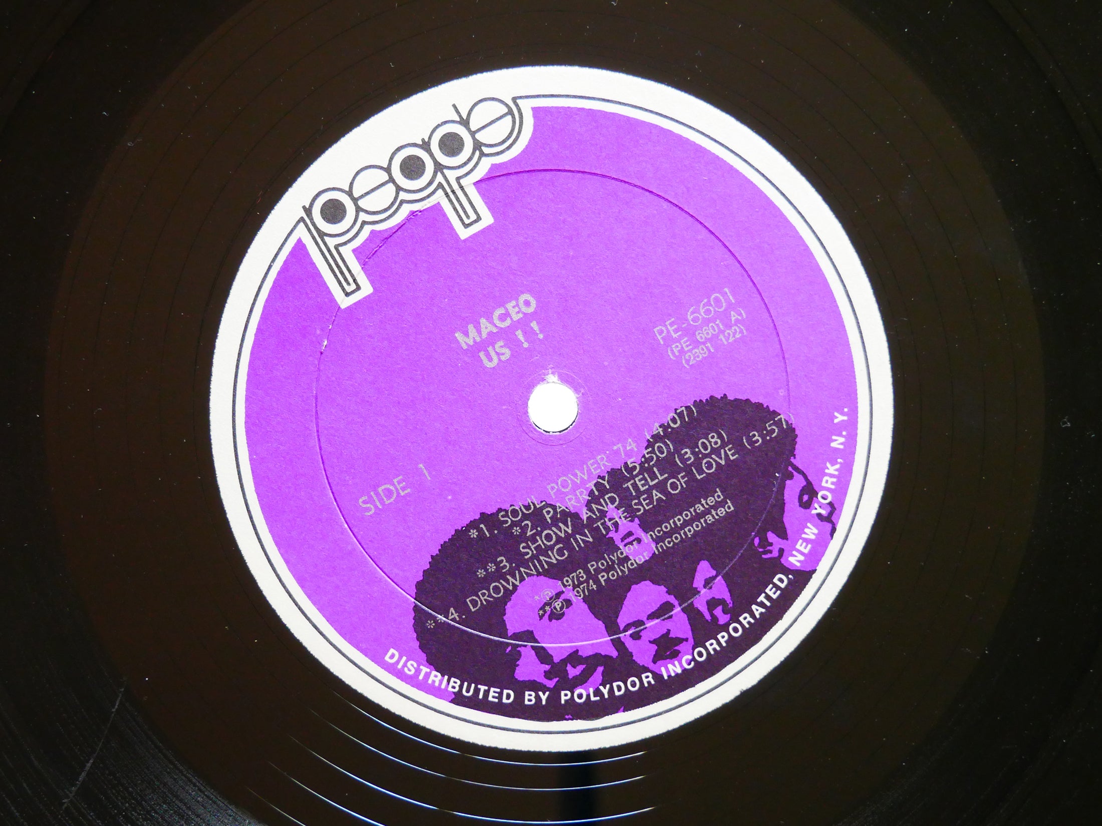 MACEO PARKER Us LP PEOPLE PE 6601 US 1974 FUNK SOUL Fred Wesley James Brown JB's