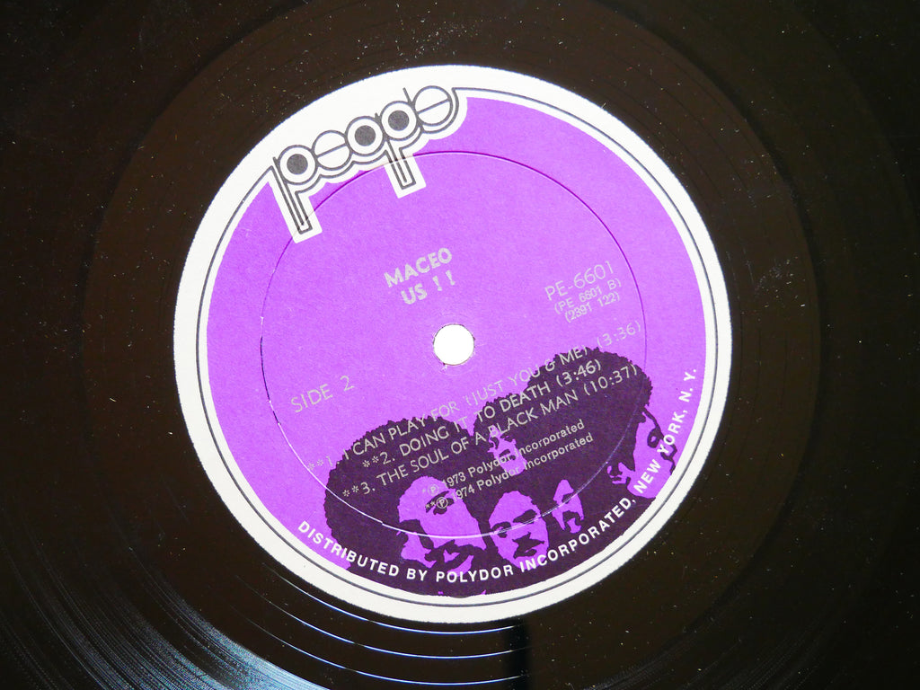MACEO PARKER Us LP PEOPLE PE 6601 US 1974 FUNK SOUL Fred Wesley James Brown JB's