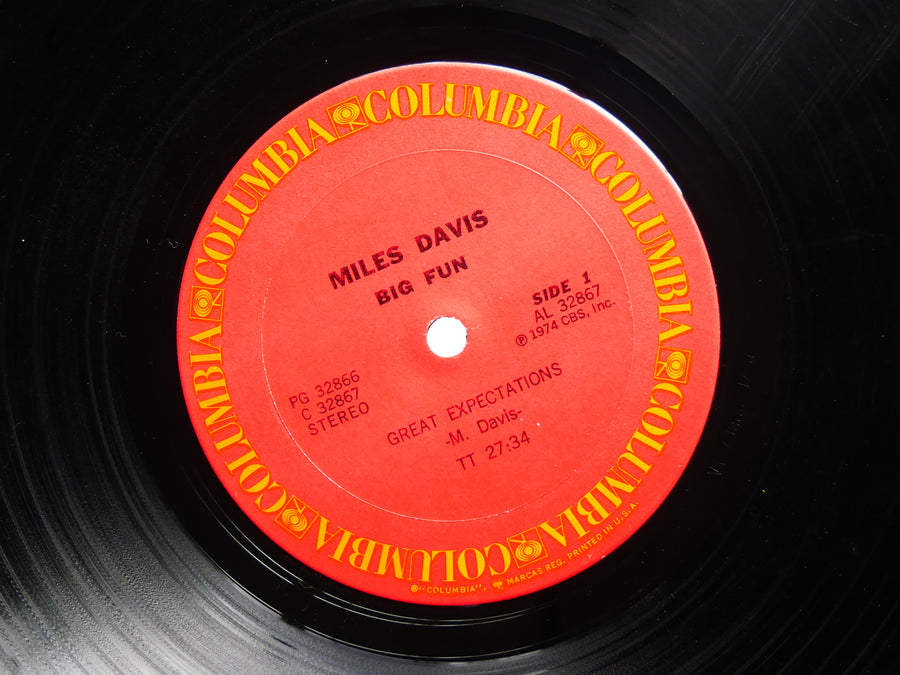 MILES DAVIS Big Fun LP COLUMBIA PG 32866 US 1974 Bennie Maupin Wayne Shorter VG+