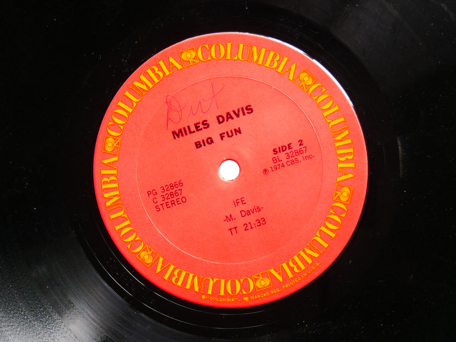 MILES DAVIS Big Fun LP COLUMBIA PG 32866 US 1974 Bennie Maupin Wayne Shorter VG+