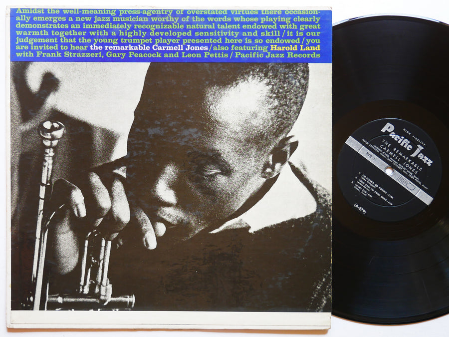 CARMELL JONES HAROLD LAND The Remarkable LP PACIFIC JAZZ PJ-29 US 1961 DG MONO