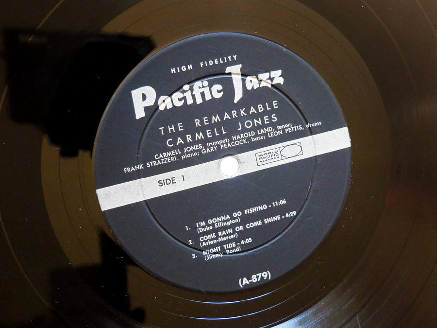 CARMELL JONES HAROLD LAND The Remarkable LP PACIFIC JAZZ PJ-29 US 1961 DG MONO