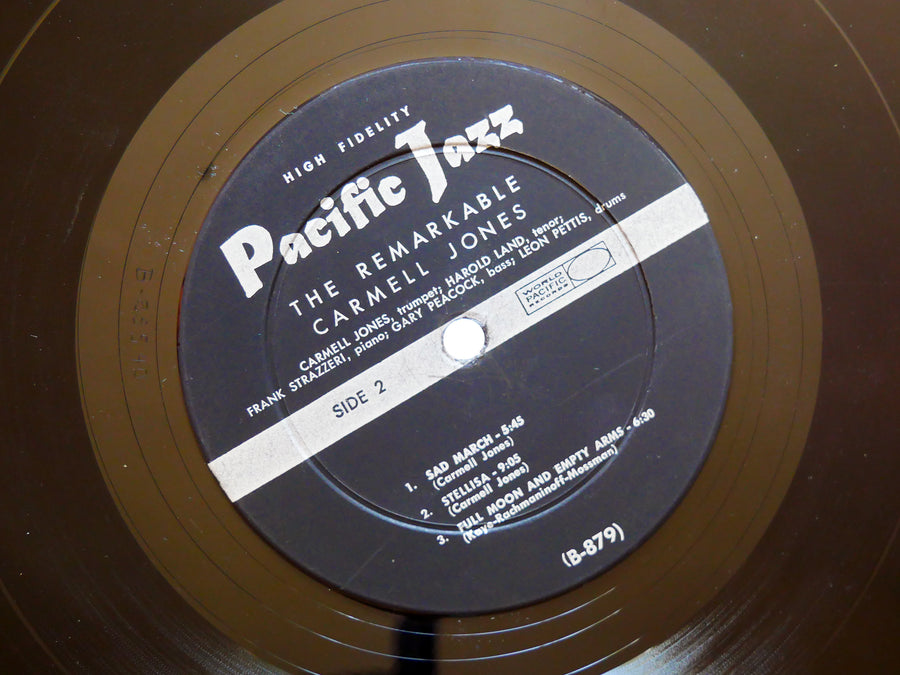 CARMELL JONES HAROLD LAND The Remarkable LP PACIFIC JAZZ PJ-29 US 1961 DG MONO