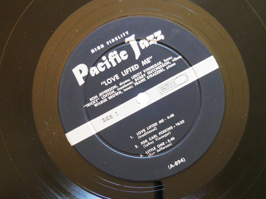 RON JEFFERSON Love Lifted Me LP PACIFIC JAZZ PJ-36 US 1962 MONO Bobby Hutcherson