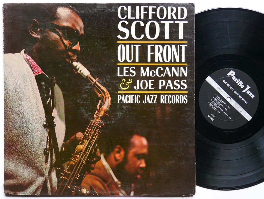 CLIFFORD SCOTT Out Front! LP PACIFIC JAZZ PJ-66 US 1963 DG MONO JAZZ Les McCann
