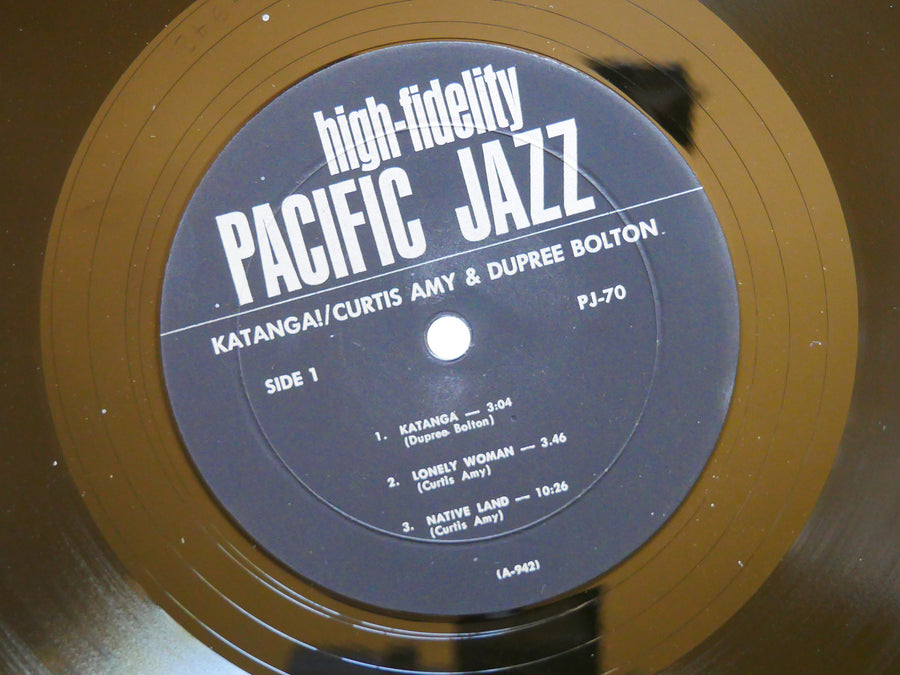 CURTIS AMY & DUPREE BOLTON Katanga! LP PACIFIC JAZZ PJ-70 Orig US 1963 MONO