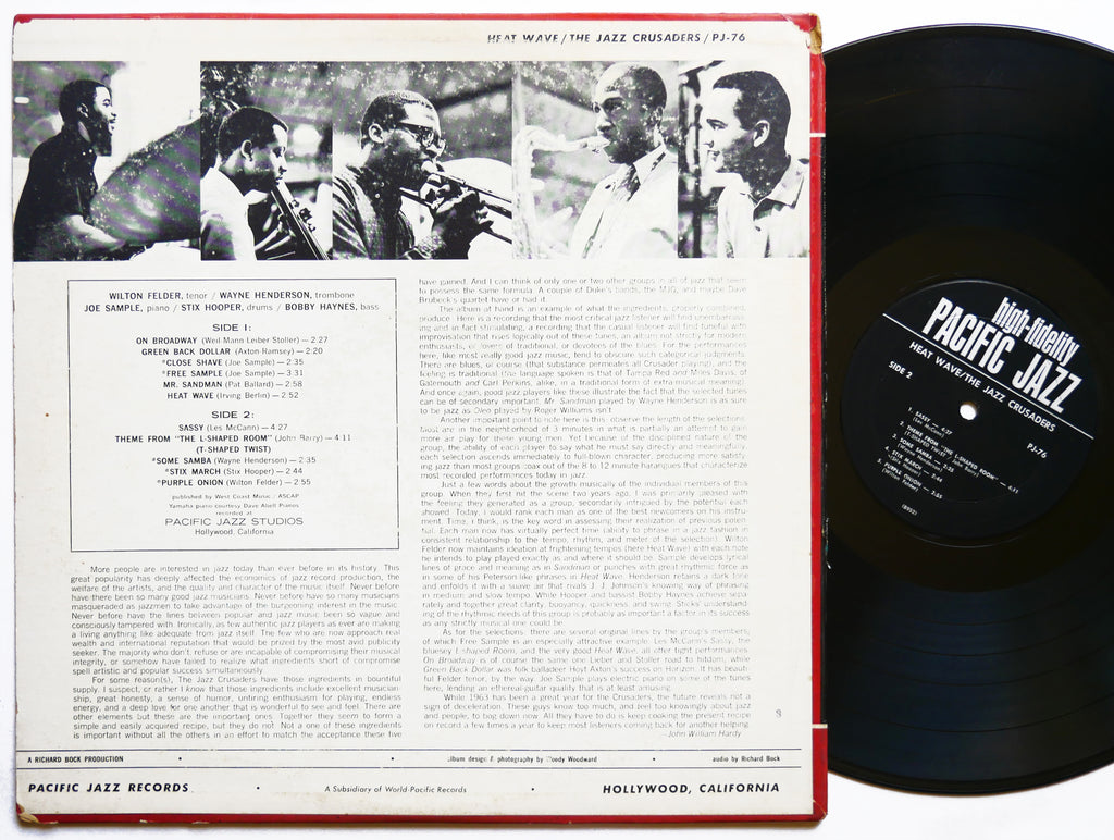 THE JAZZ CRUSADERS Heat Wave LP PACIFIC JAZZ PJ-76 US 1963 Joe Sample