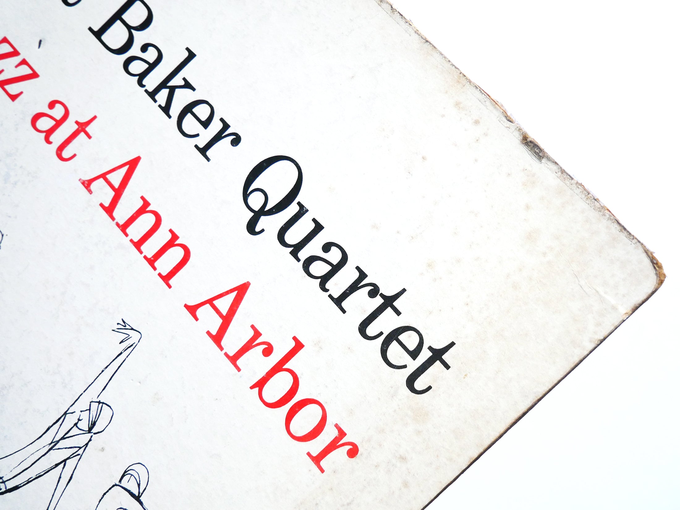 CHET BAKER Quartet Jazz At Ann Arbor LP PACIFIC JAZZ PJ 1203 US 1955 DG MONO