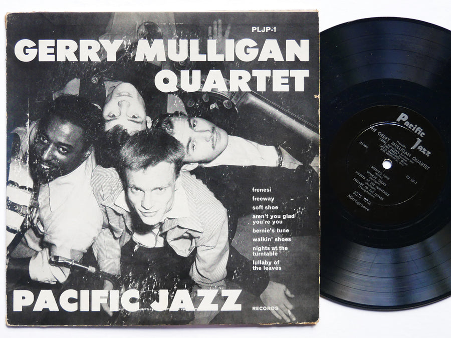 GERRY MULLIGAN Quartet 10" LP PACIFIC JAZZ PLJP-1 US 1952 DG MONO Chet Baker