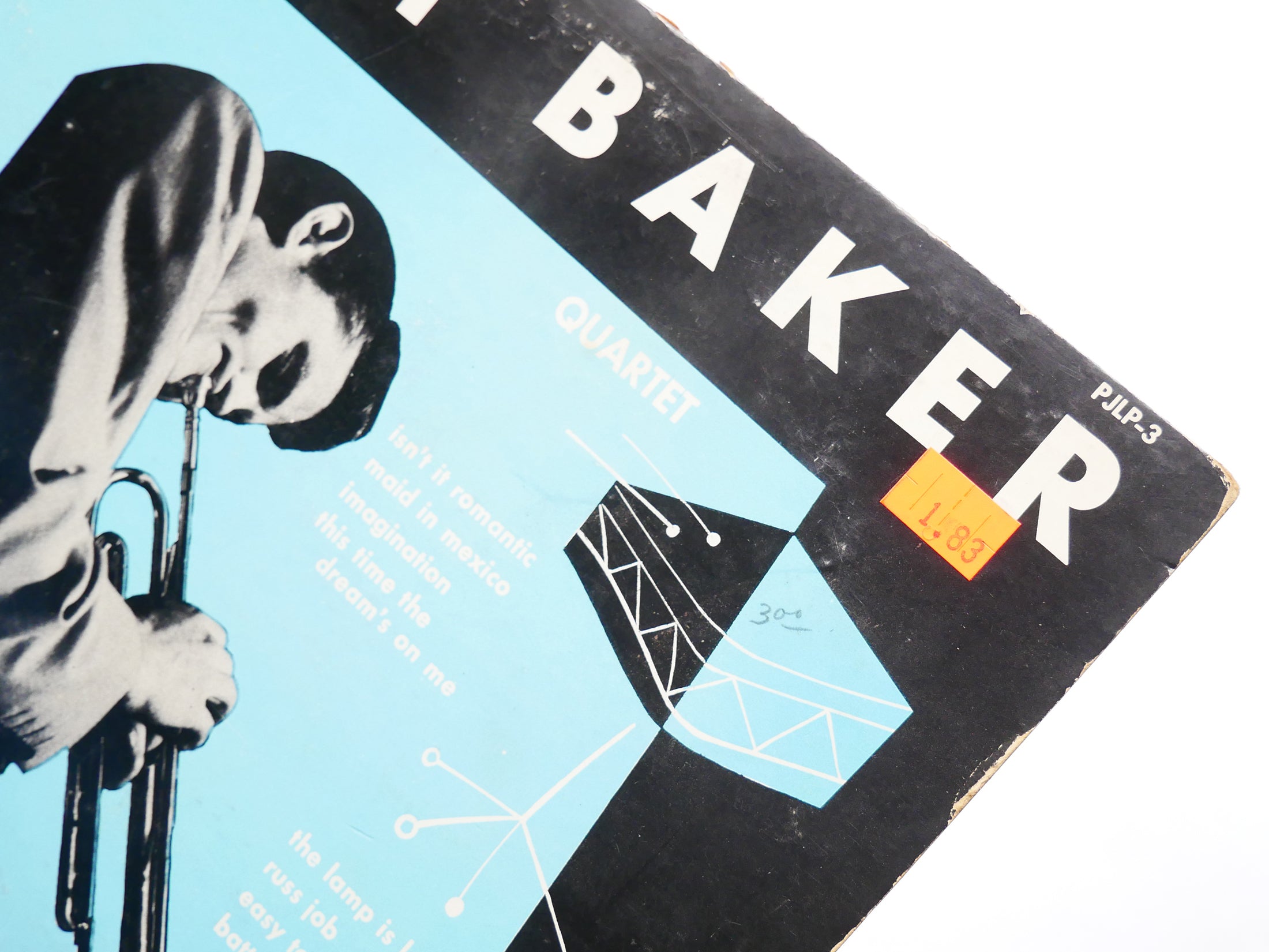 CHET BAKER Quartet 10" LP PACIFIC JAZZ PJ LP-3 US 1953 DG MONO Russ Freeman