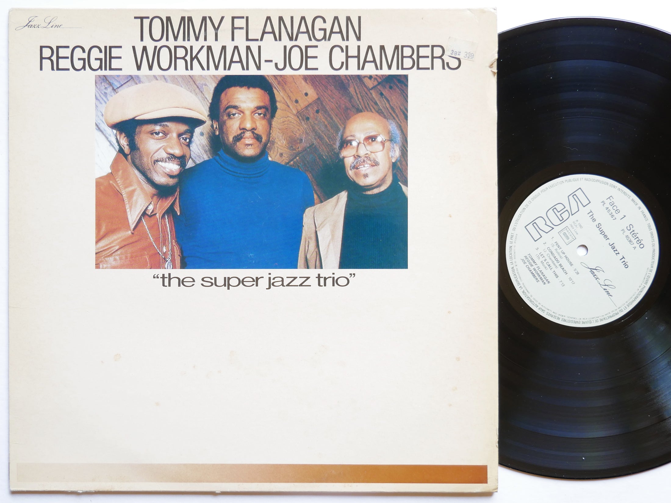 THE SUPER JAZZ TRIO TOMMY FLANAGAN Jazz Line PL 45367 FRANCE 1982 Joe Chambers
