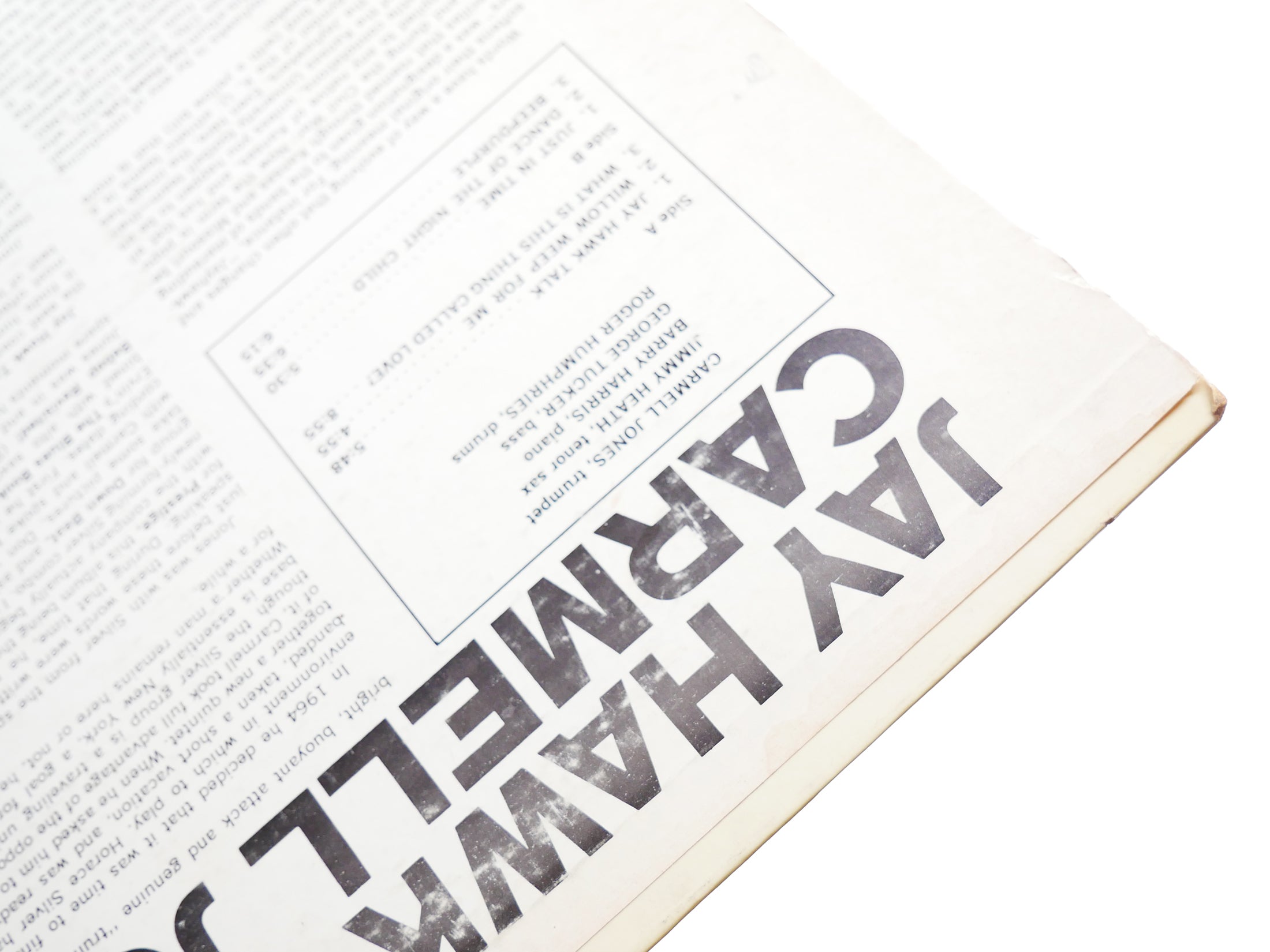 CARMELL JONES Jay Hawk Talk LP PRESTIGE PR 7401 MONO Barry Harris Jimmy Heath