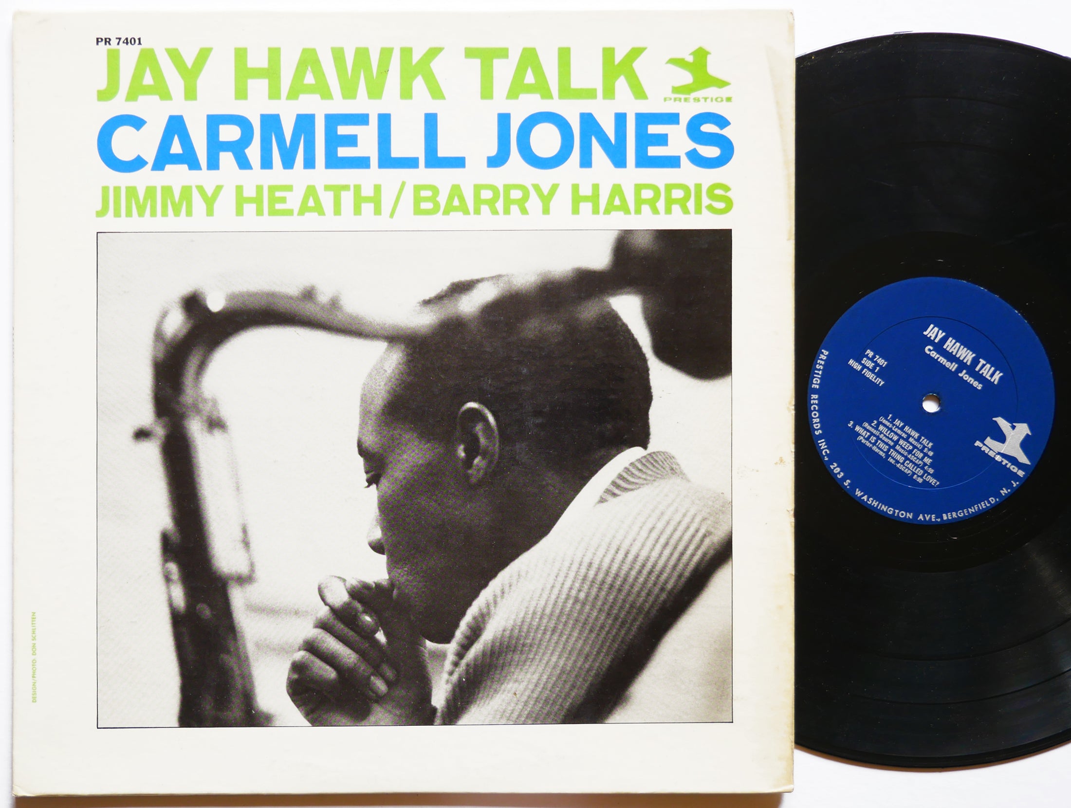 CARMELL JONES Jay Hawk Talk LP PRESTIGE PR 7401 MONO Barry Harris Jimmy Heath