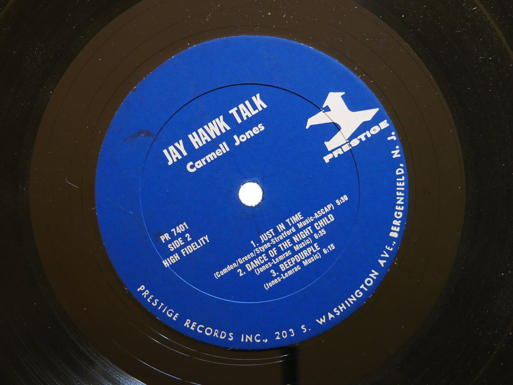 CARMELL JONES Jay Hawk Talk LP PRESTIGE PR 7401 MONO Barry Harris Jimmy Heath