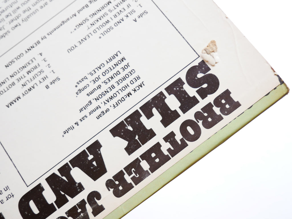 BROTHER JACK MCDUFF Silk And Soul LP PRESTIGE PR 7404 US 1965 MONO Benny Golson