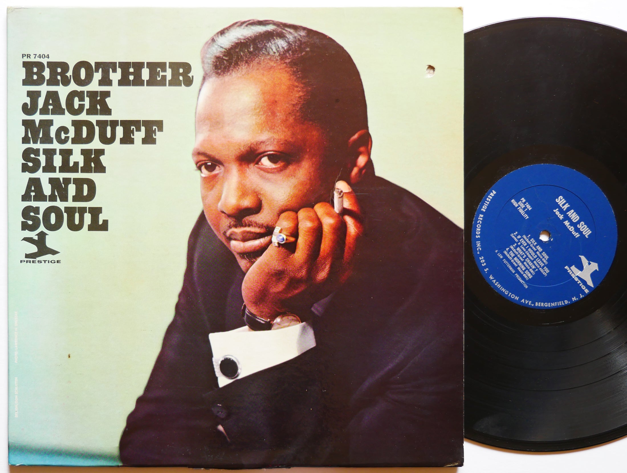 BROTHER JACK MCDUFF Silk And Soul LP PRESTIGE PR 7404 US 1965 MONO Benny Golson