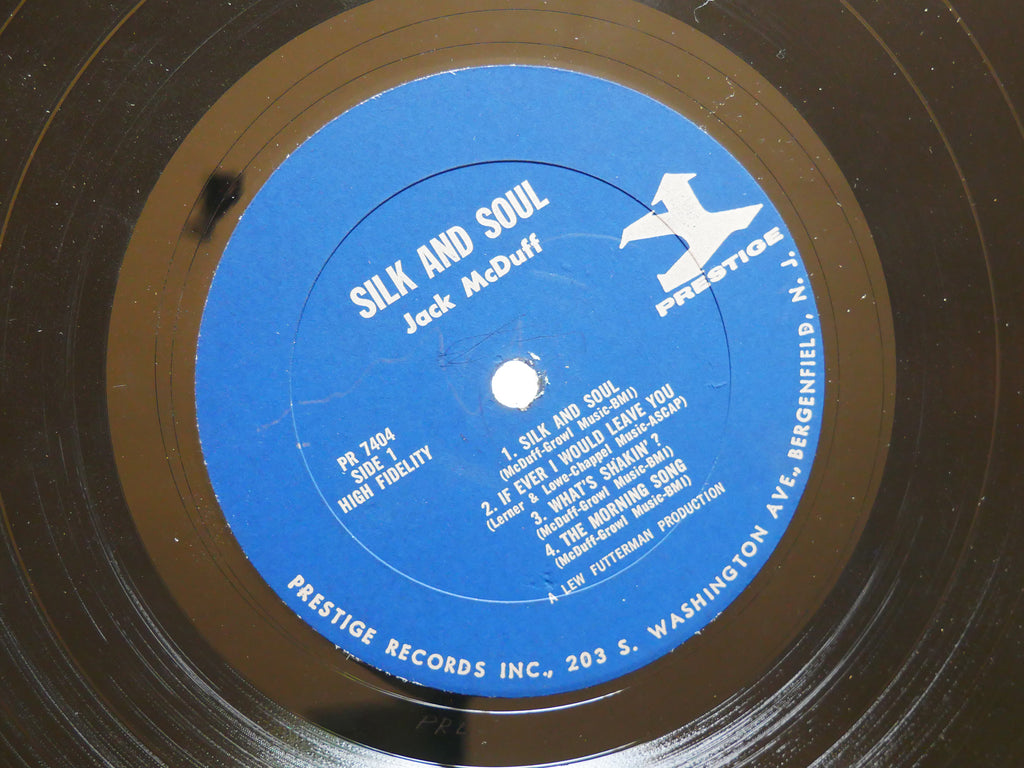 BROTHER JACK MCDUFF Silk And Soul LP PRESTIGE PR 7404 US 1965 MONO Benny Golson