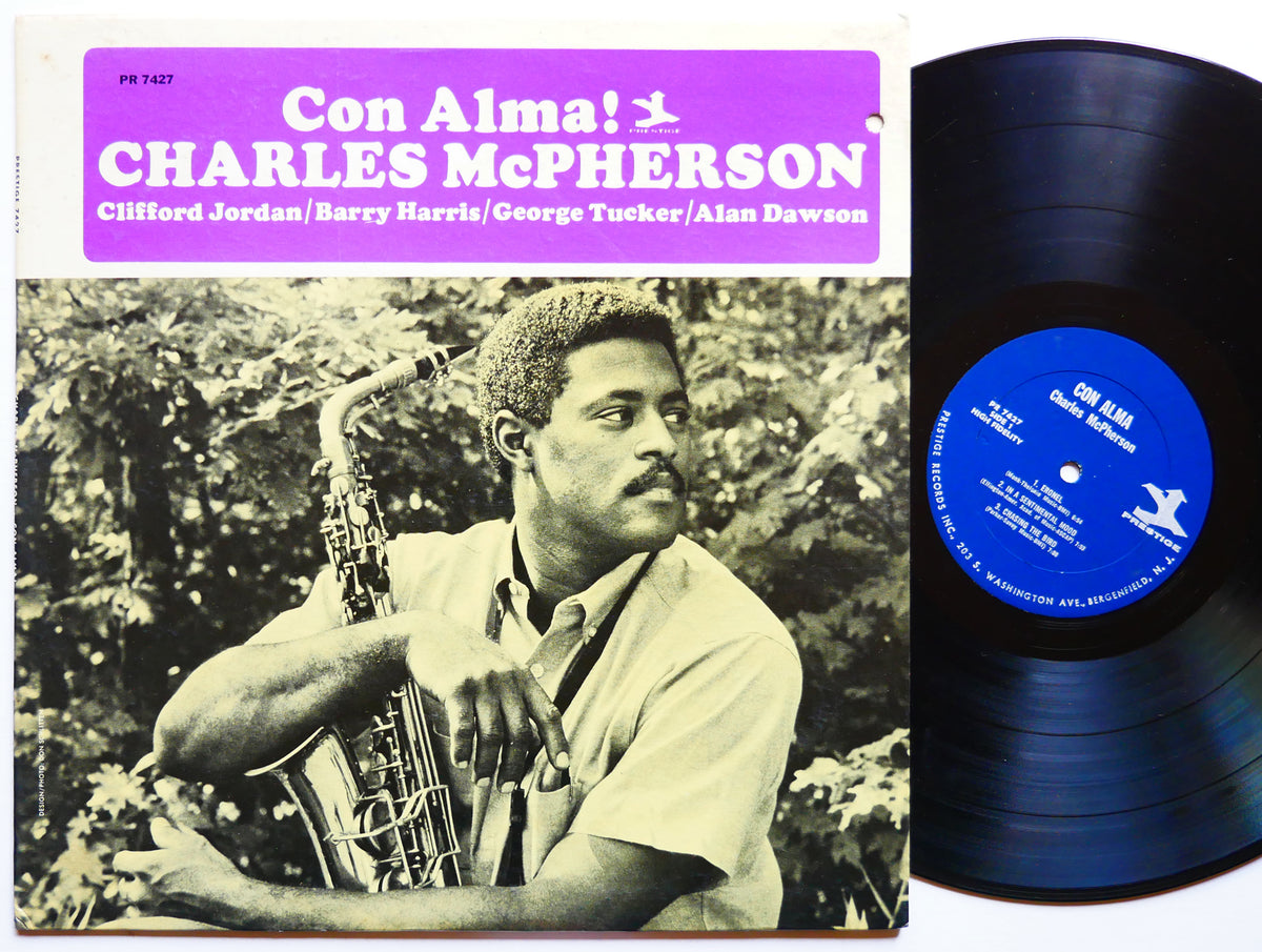 CHARLES MCPHERSON Con Alma! LP PRESTIGE PR 7427 US 1965 RVG MONO Clifford Jordan
