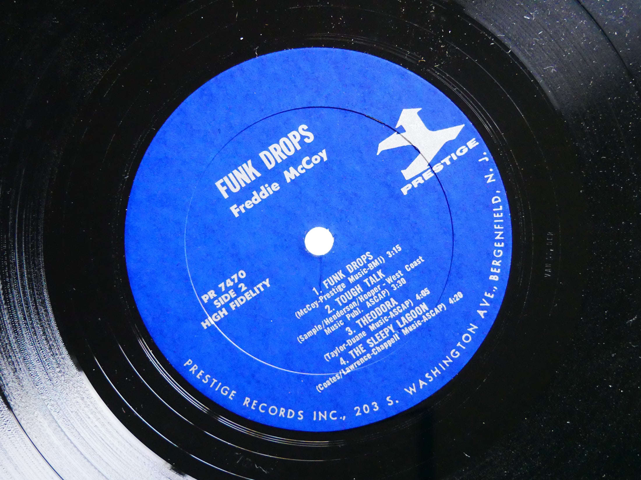 FREDDIE MCCOY Funk Drops LP PRESTIGE PR 7470 US 1966 RVG MONO Bernard Purdie VG+