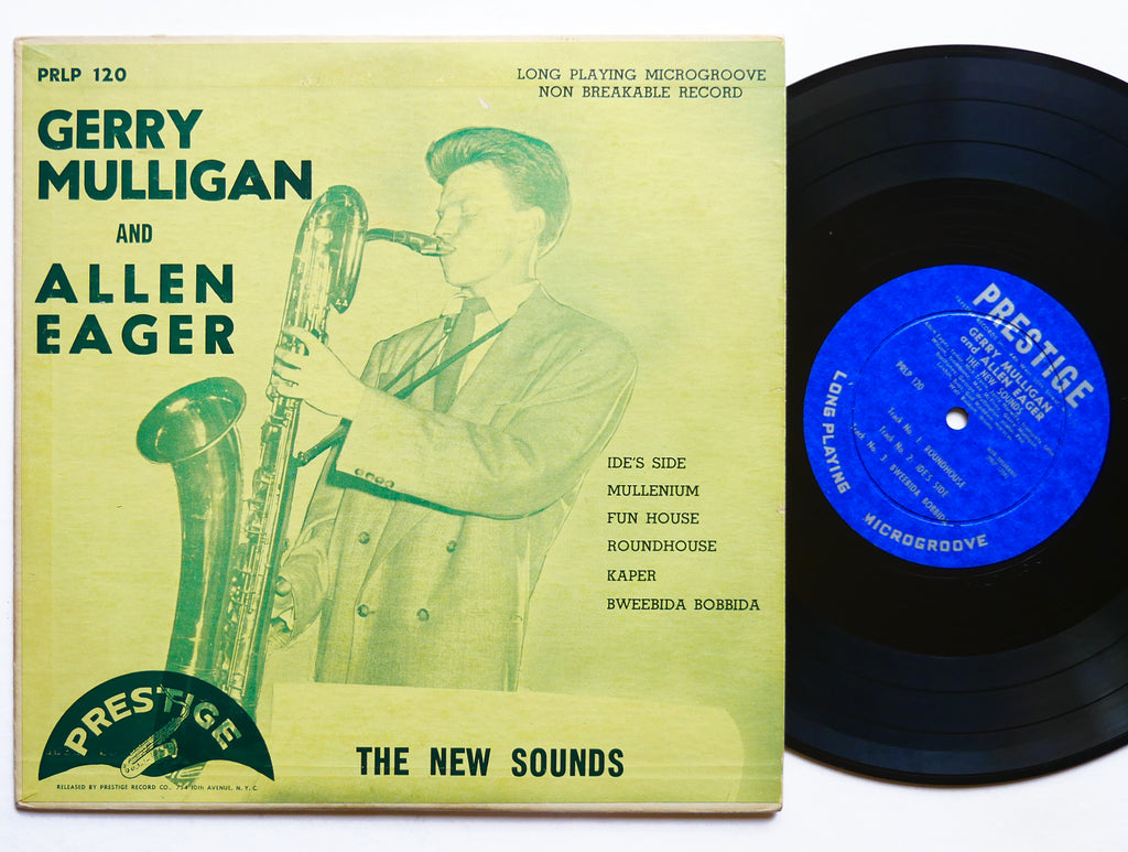 GERRY MULLIGAN ALLEN EAGER The New Sounds 10" LP PRESTIGE PRLP 120 US 1952 MONO