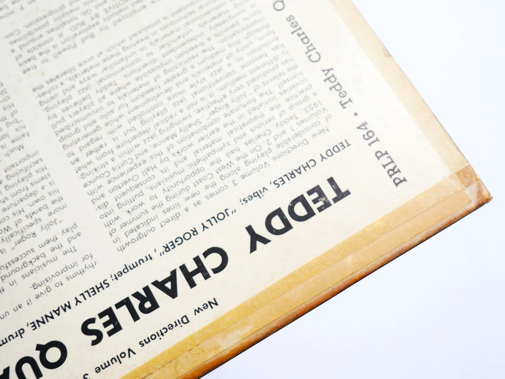 TEDDY CHARLES Quartet New Directions 3 10" LP PRESTIGE PRLP 164 Curtis Counce