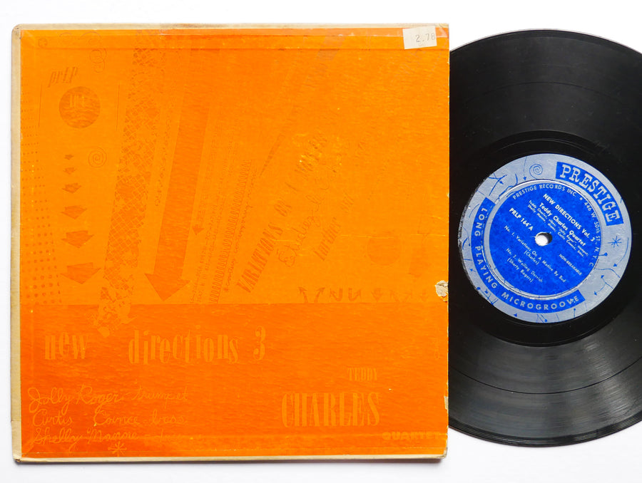 TEDDY CHARLES Quartet New Directions 3 10" LP PRESTIGE PRLP 164 Curtis Counce