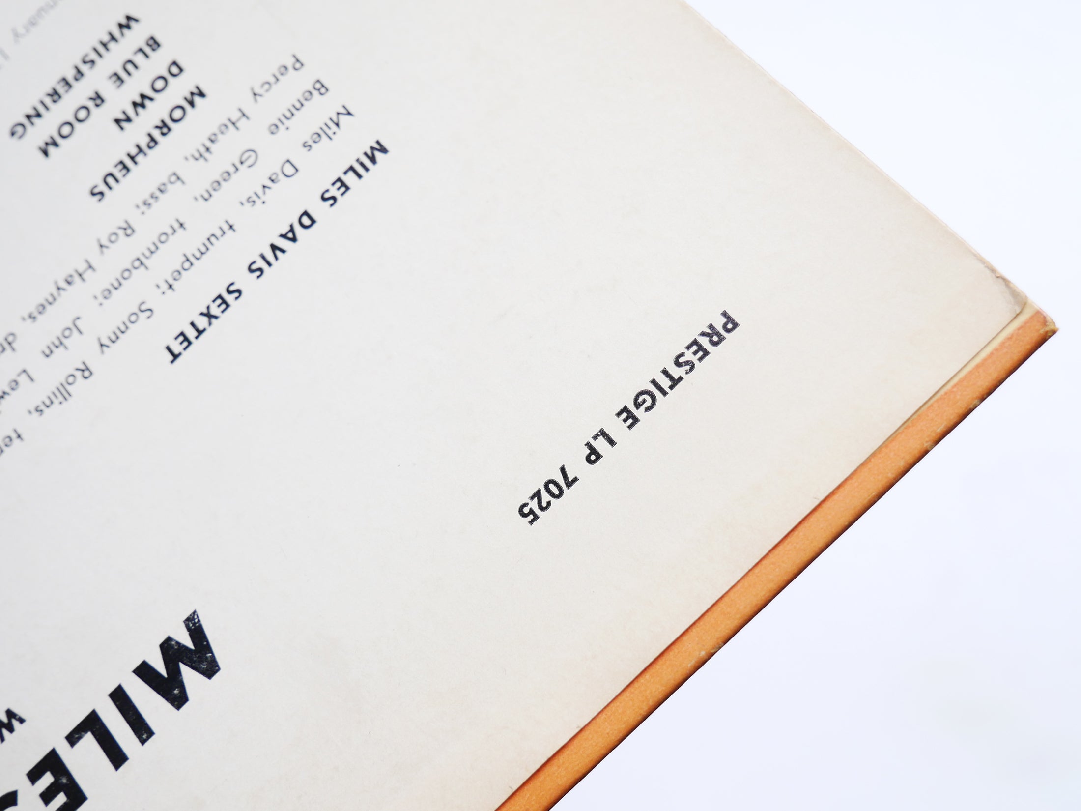 MILES DAVIS And Horns LP PRESTIGE 7025 US 1956 DG MONO W. 50th Sonny Rollins VG+