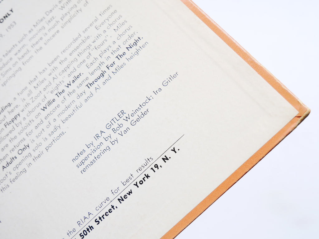 MILES DAVIS And Horns LP PRESTIGE 7025 US 1956 DG MONO W. 50th Sonny Rollins VG+