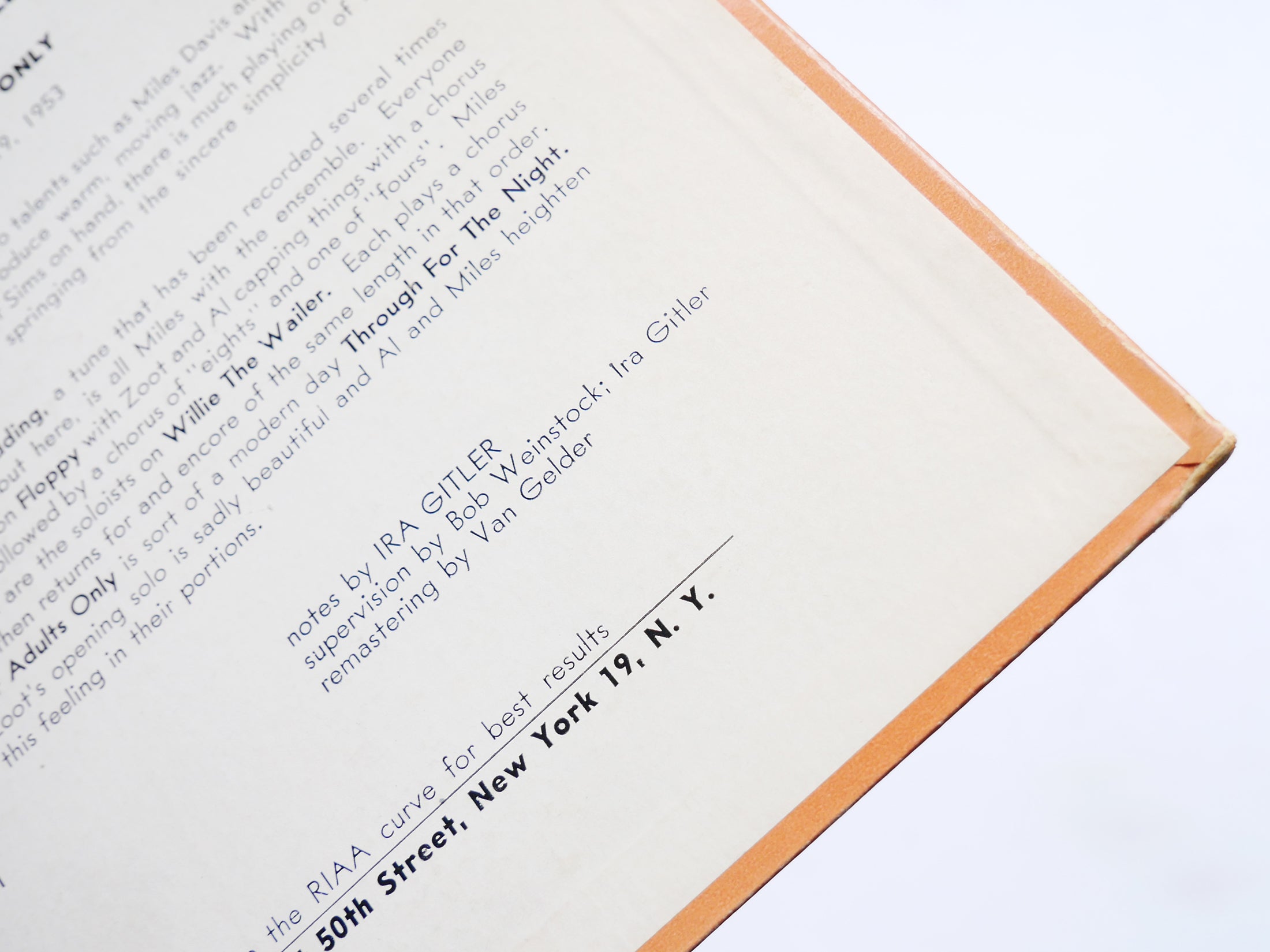 MILES DAVIS And Horns LP PRESTIGE 7025 US 1956 DG MONO W. 50th Sonny Rollins VG+