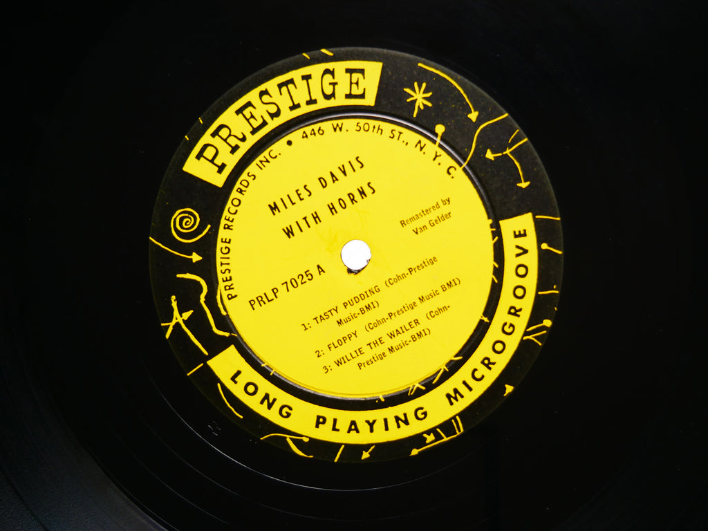 MILES DAVIS And Horns LP PRESTIGE 7025 US 1956 DG MONO W. 50th Sonny Rollins VG+