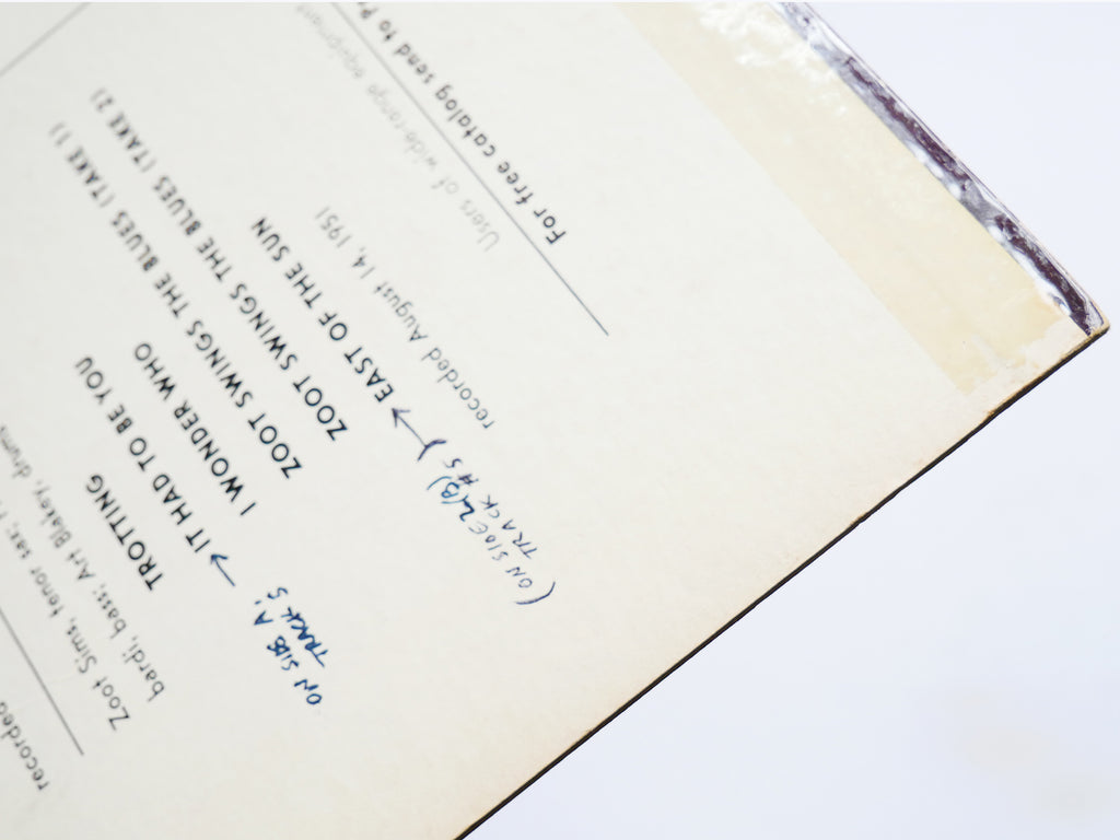 ZOOT SIMS Quartets LP PRESTIGE PRLP 7026 US 1956 W. 50th RVG DG MONO Art Blakey