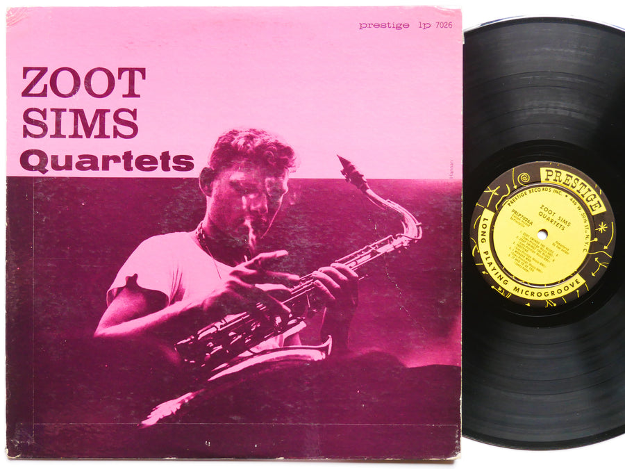 ZOOT SIMS Quartets LP PRESTIGE PRLP 7026 US 1956 W. 50th RVG DG MONO Art Blakey