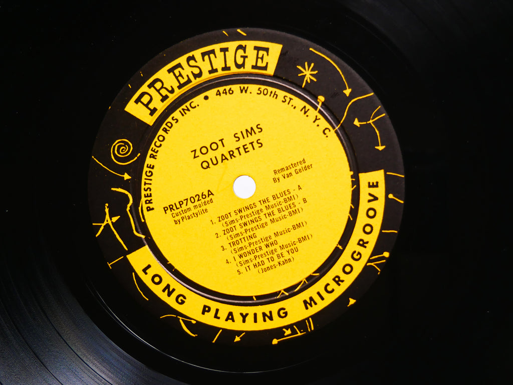 ZOOT SIMS Quartets LP PRESTIGE PRLP 7026 US 1956 W. 50th RVG DG MONO Art Blakey
