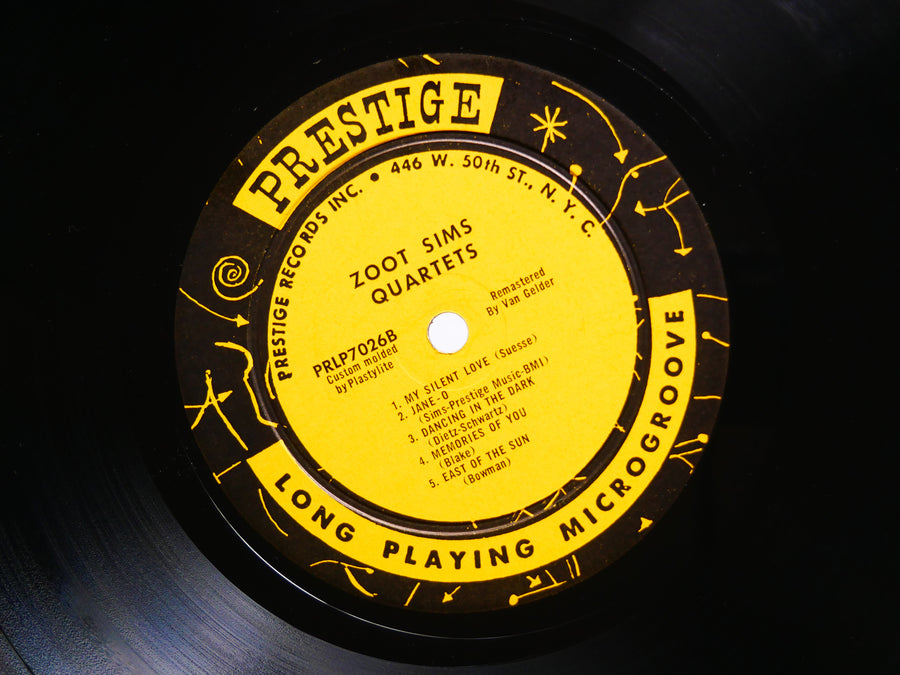 ZOOT SIMS Quartets LP PRESTIGE PRLP 7026 US 1956 W. 50th RVG DG MONO Art Blakey