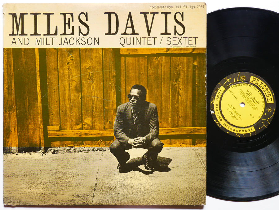MILES DAVIS MILT JACKSON Quintet / Sextet LP PRESTIGE 7034 US 1956 Jackie McLean