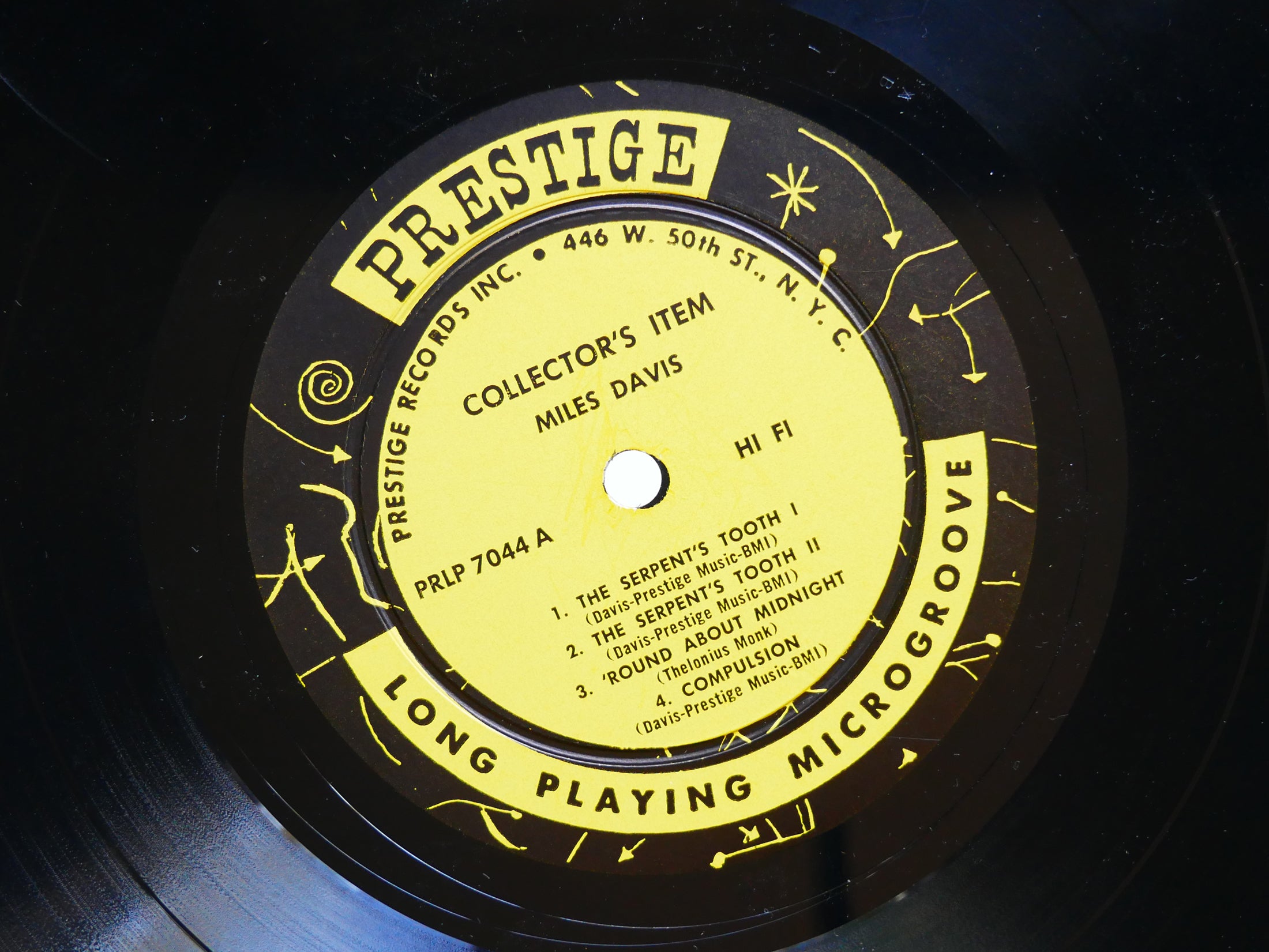MILES DAVIS Collectors' Items LP PRESTIGE PRLP 7044 US 1956 MONO Sonny Rollins