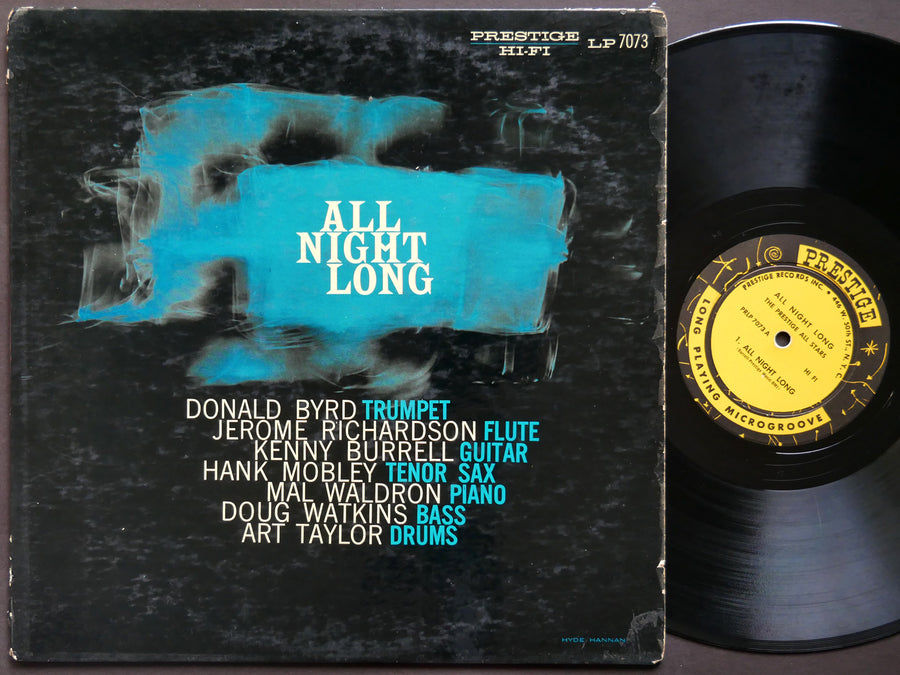 HANK MOBLEY DONALD BYRD PRESTIGE ALL STARS All Night Long 7073 US 1958 RVG MONO