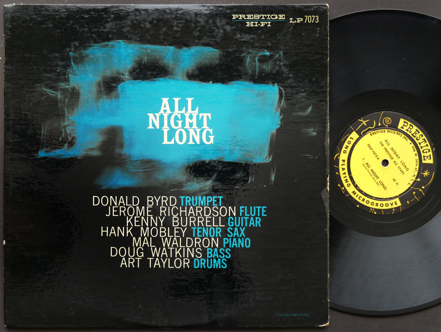 HANK MOBLEY DONALD BYRD PRESTIGE ALL STARS All Night Long 7073 US 1958 RVG MONO