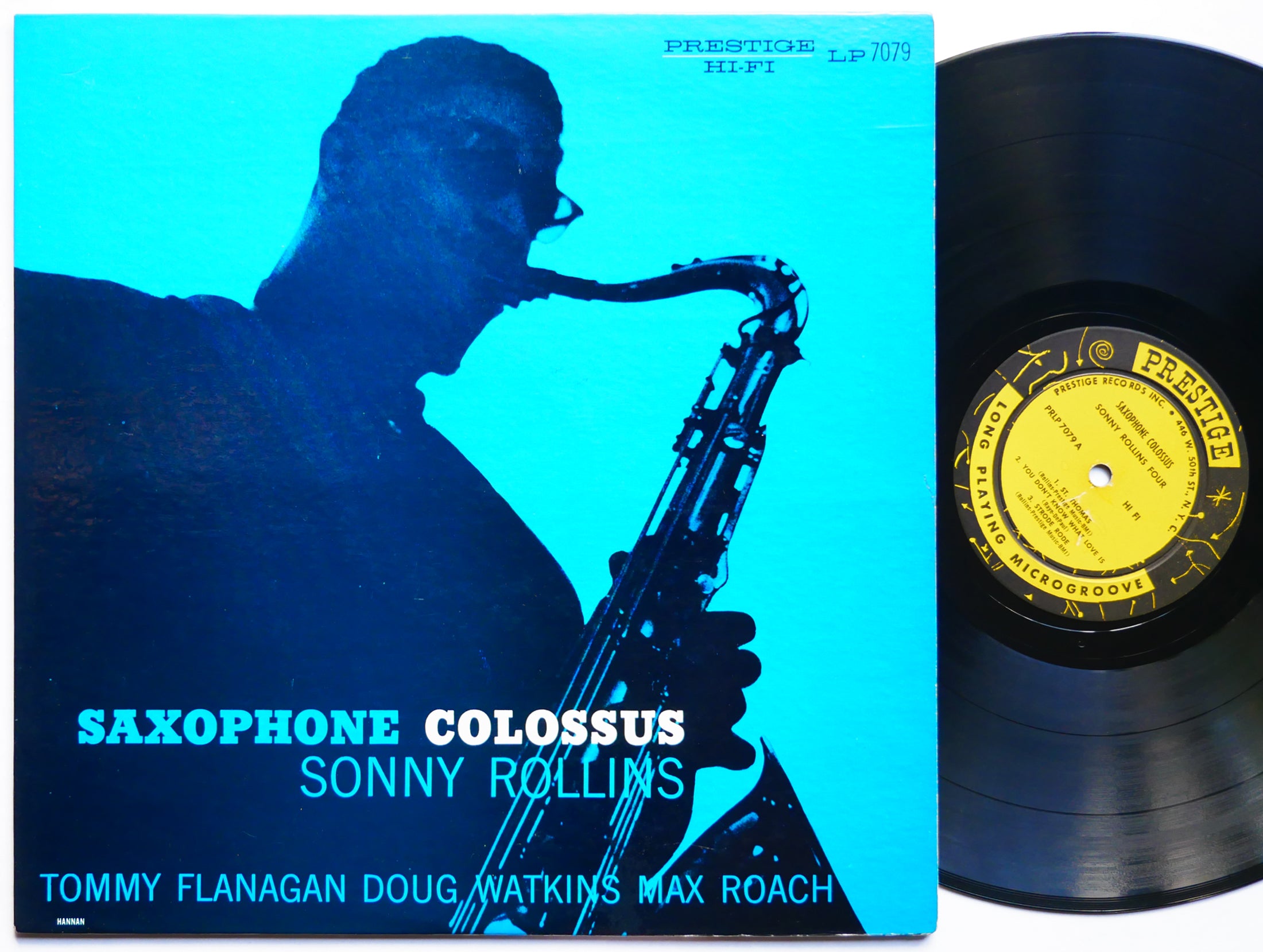SONNY ROLLINS Saxophone Colossus LP PRESTIGE PRLP 7079 US 1957 MONO W.50th VG+
