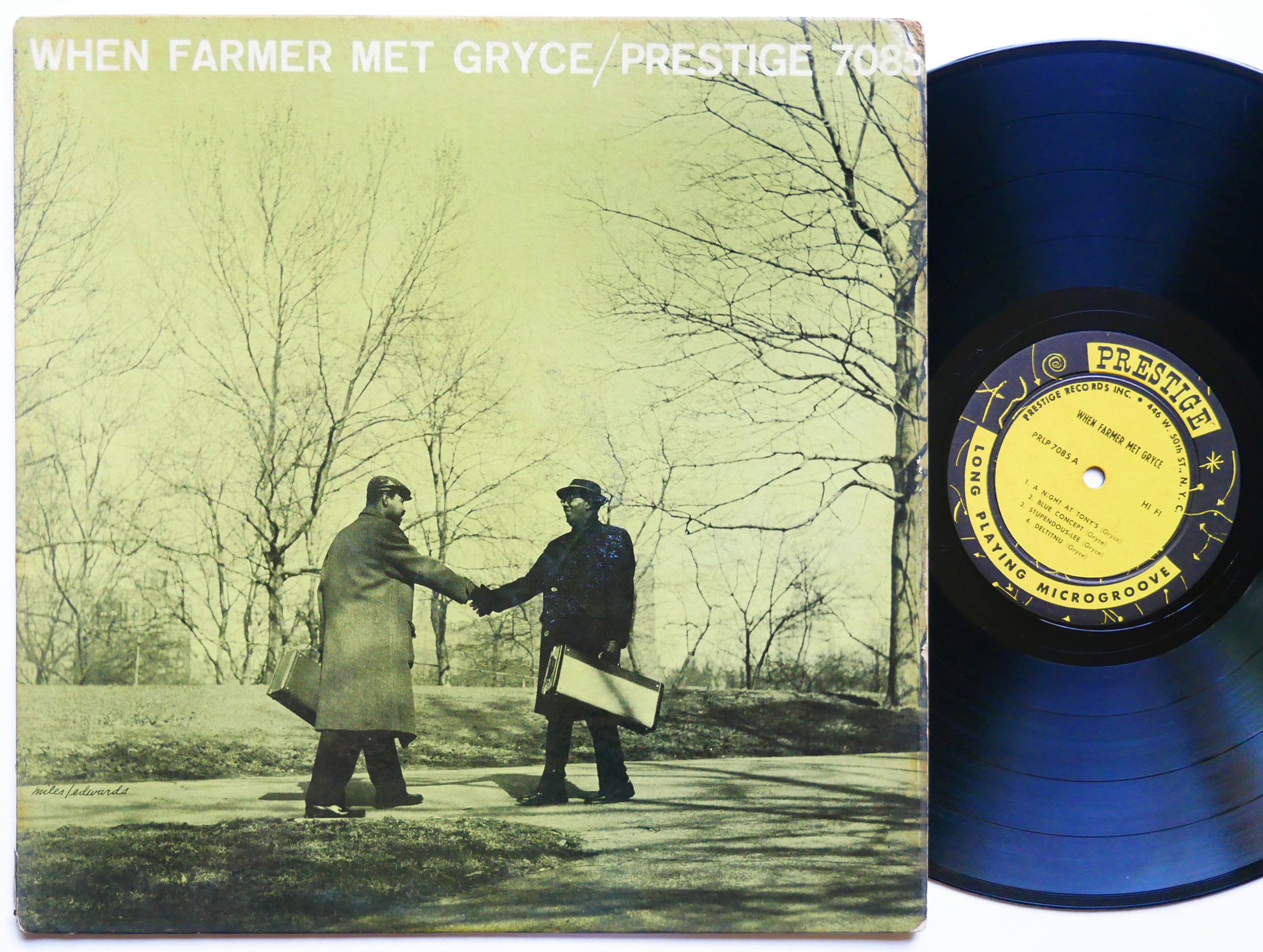 ART FARMER GIGI GRYCE When Farmer Met Gryce LP PRESTIGE PRLP 7085 US 1957 MONO