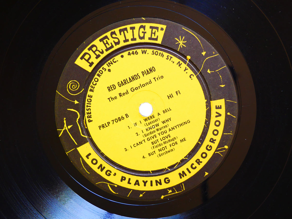 RED GARLAND PAUL CHAMBERS Red Garland's Piano LP PRESTIGE PRLP 7086 US 1957 W.50