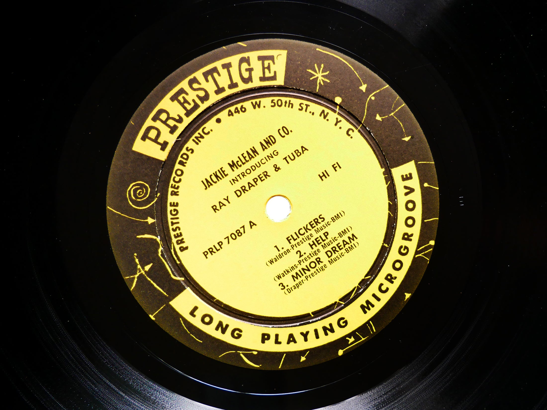 JACKIE MCLEAN & Co. LP PRESTIGE PRLP 7087 US 1957 MONO Mal Waldron Doug Watkins