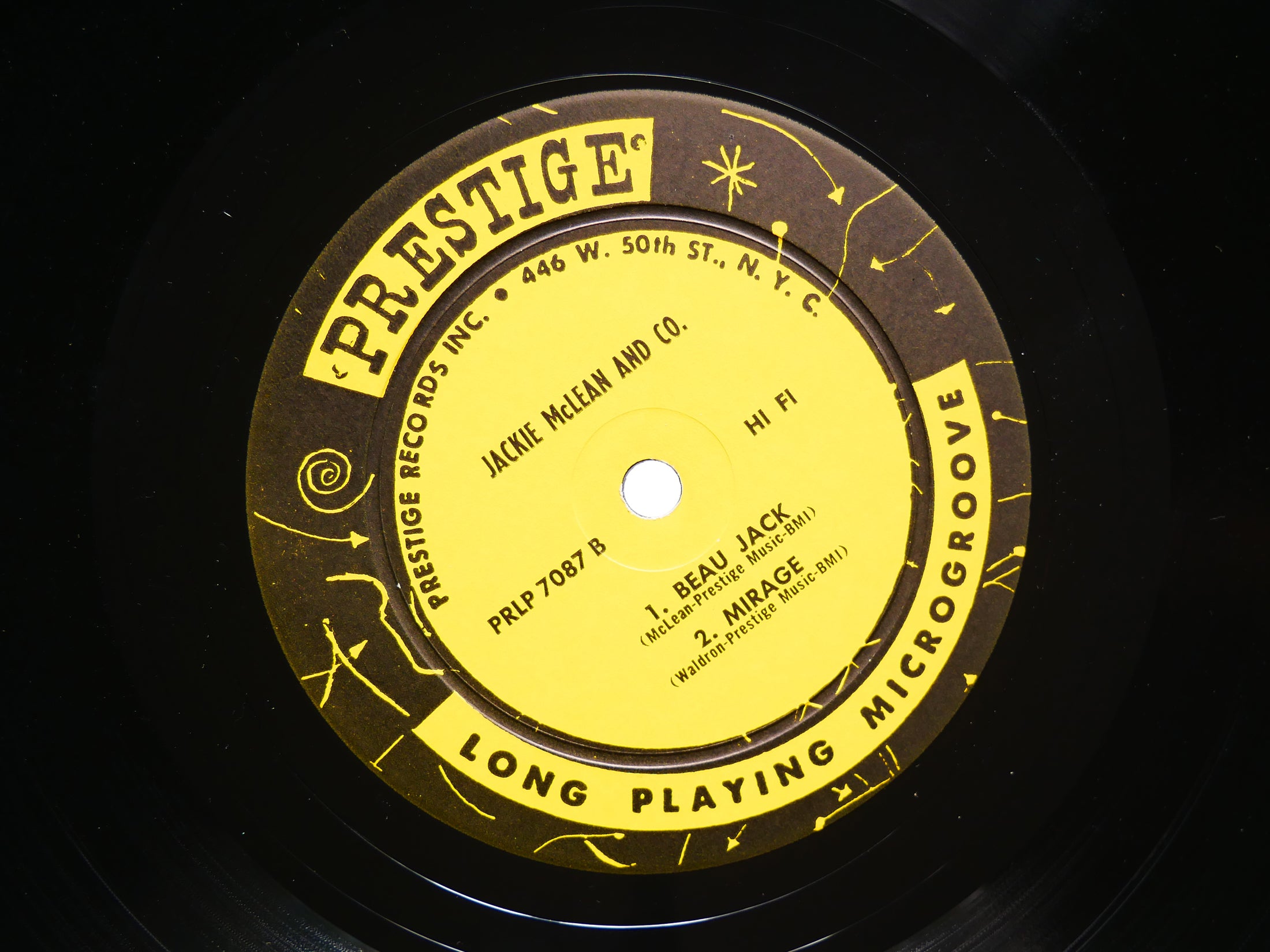 JACKIE MCLEAN & Co. LP PRESTIGE PRLP 7087 US 1957 MONO Mal Waldron Doug Watkins