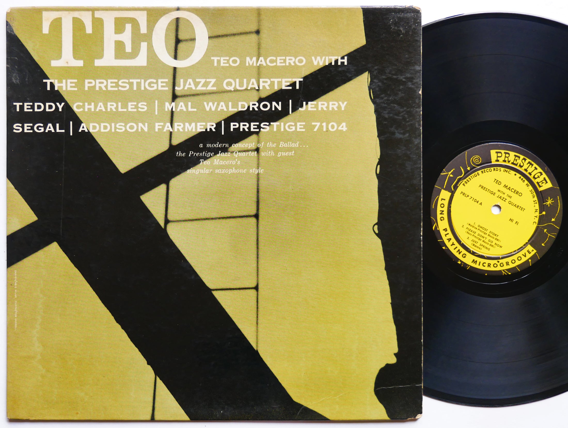 TEO MACERO Teo LP PRESTIGE PRLP 7104 US 1957 RVG DG MONO W.50th JAZZ Mal Waldron