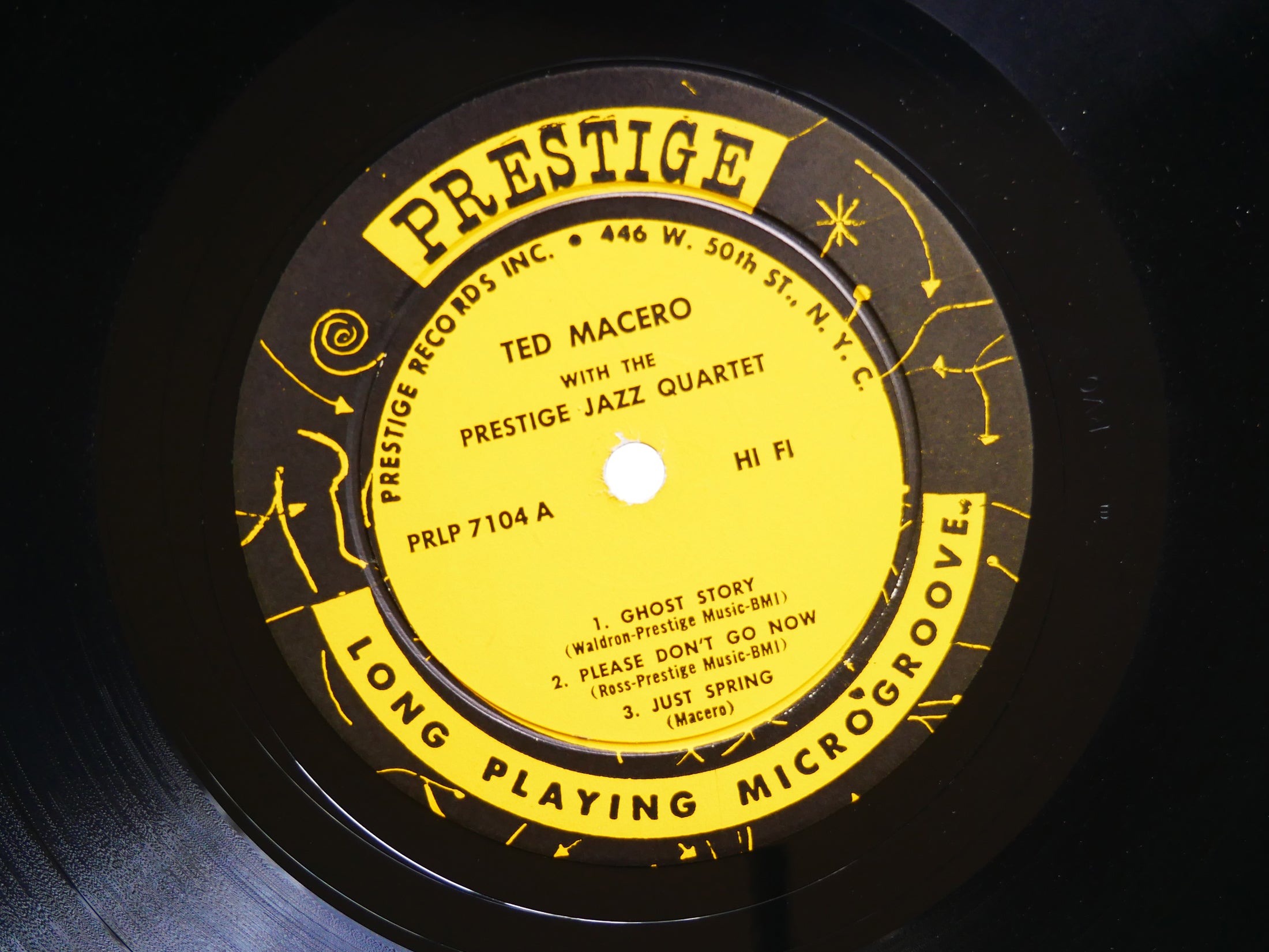 TEO MACERO Teo LP PRESTIGE PRLP 7104 US 1957 RVG DG MONO W.50th JAZZ Mal Waldron