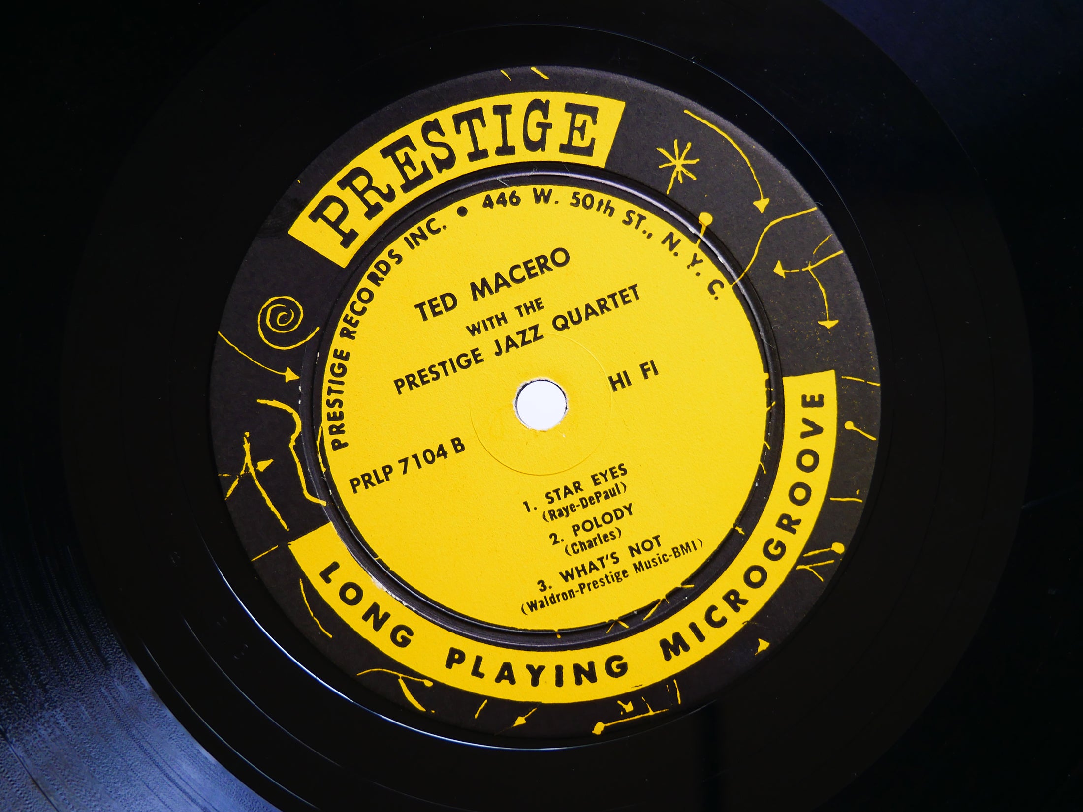 TEO MACERO Teo LP PRESTIGE PRLP 7104 US 1957 RVG DG MONO W.50th JAZZ Mal Waldron