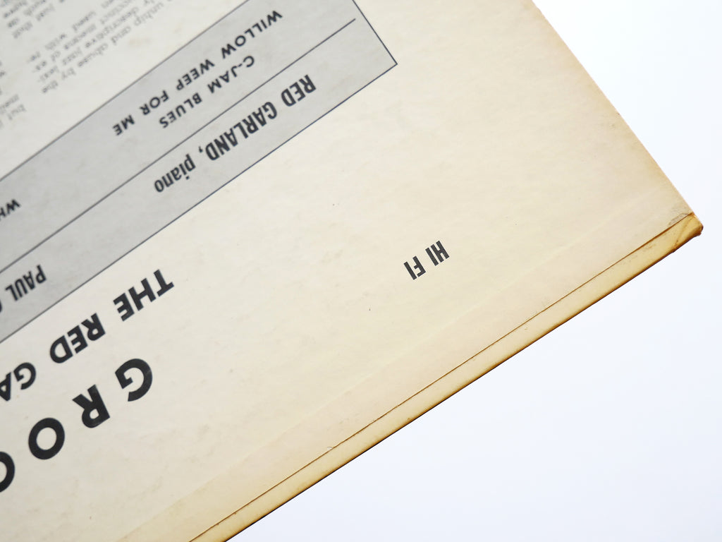 RED GARLAND TRIO Groovy LP PRESTIGE PRLP 7113 US 1957 MONO W.50th Paul Chambers