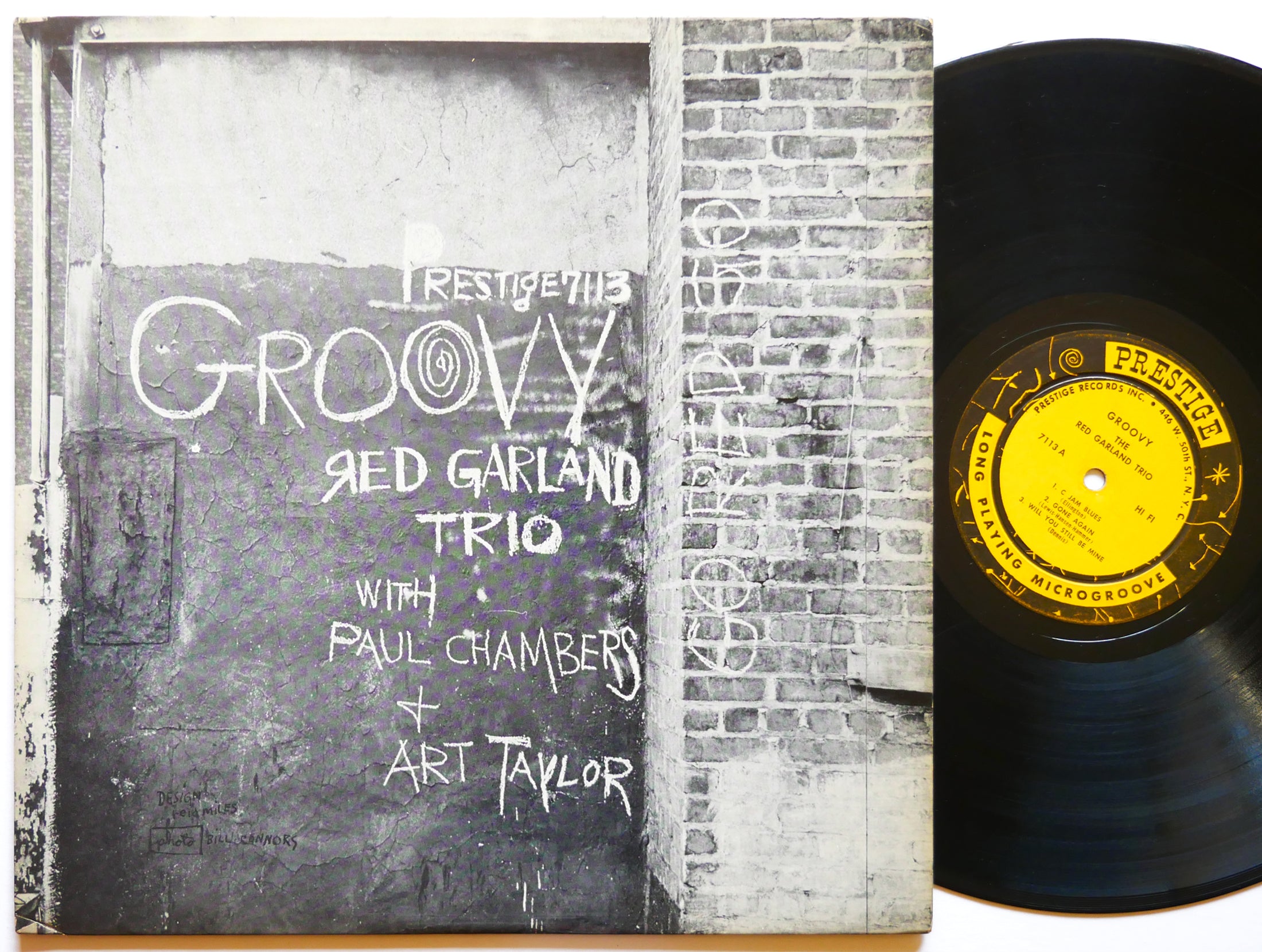 RED GARLAND TRIO Groovy LP PRESTIGE PRLP 7113 US 1957 MONO W.50th Paul Chambers