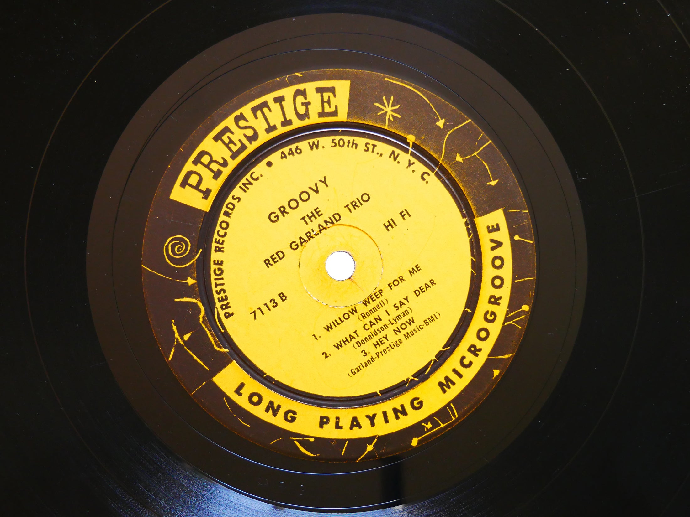 RED GARLAND TRIO Groovy LP PRESTIGE PRLP 7113 US 1957 MONO W.50th Paul Chambers